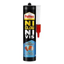 Cartouche colle tous matériaux intérieur & extérieur Ni Clou Ni Vis Pattex 450g