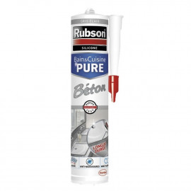 rubson Silicone RUBSON, blanc, 200 ml Mastic sans pistolet Cuisine