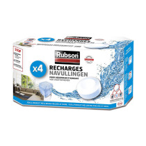Pack de 4 recharges pour absorbeur d\'humidité Rubson