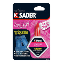 Colle couture spécial tissus Sader 40ml