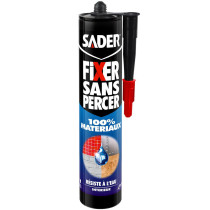 Colle Fixer sans percer 100% matériaux Sader 290ml