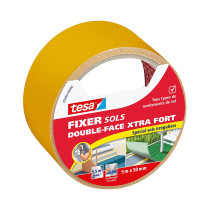 Ruban adhésif double-face fixation sols irréguliers Tesa 5m x 50mm