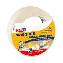 Adhésif de masquage peinture spécial ligne droite Tesa 50m x 30mm