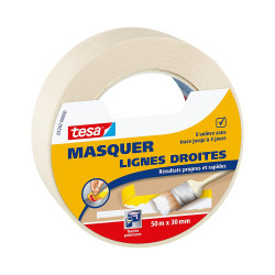 Adhésif ruban masquage protection tous usages 50mm x 50m EUROCEL