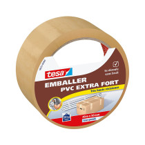 Ruban adhésif emballage PVC extra fort Tesa 40m x 50mm