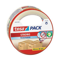 Ruban adhésif emballage cartons transparent Tesa 66m x 38mm