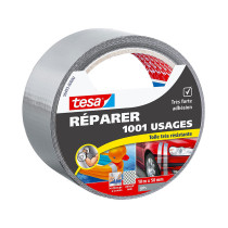 Adhésif toile de réparation 1001 usages gris Tesa 10m x 50mm