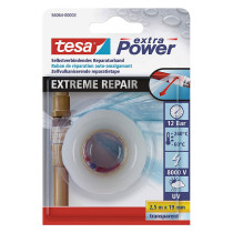 Ruban adhésif Extreme Repair auto-amalgamant Tesa 2,5m x 19mm