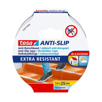 Ruban adhésif anti-dérapant transparent Tesa 5m x 25mm