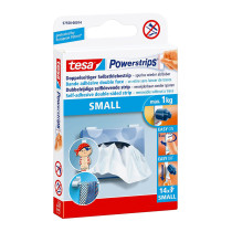 Pack de 14 adhésifs double-face Powerstrips Tesa