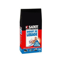Enduit de lissage finition blanche Sader 25m2 5kg