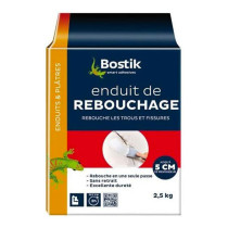 Enduit de rebouchage poudre Enduits & plâtres Bostik 2,5kg
