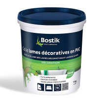 Colle lames décoratives en PVC Bostik 1kg