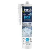 Joint parfait Salle de bain silicone transparent Bostik 280ml