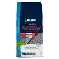 Colle flex tous carreaux / tous terrains gris Bostik 5kg