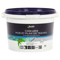 Colle pâte mur et plan de travail blanc Bostik 3kg