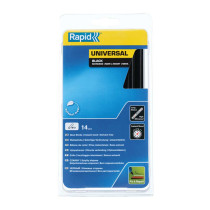 14 bâtons de colle Rapid Ø 12 x 190mm - noir