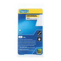 14 bâtons de colle Rapid Ø 12 x 190mm - blanc