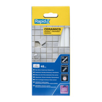 48 bâtons de colle Céramique Rapid Ø 12 x 190mm – blanc