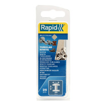 Boite 25 rivets tubulaires Rapid - 7x3x9mm - acier
