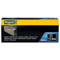 Boite 4000 agrafes étroites Rapid - 606/18mm - acier galvanisé
