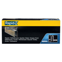 Boite 4000 agrafes étroites Rapid - 606/30mm - acier galvanisé