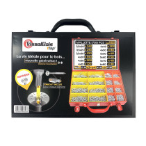 Coffret vis TTAP bois + embouts 1700 pièces - Vissal