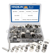 Coffret 80 Colliers d\'attache type U + 80 vis