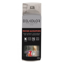 Peinture aérosol multisupport incolore brillant 400ml Delkolor