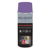 Peinture aérosol multisupport lilas RAL 4005 400ml Delkolor