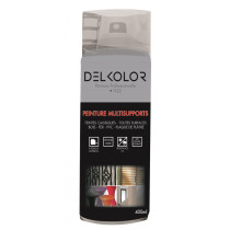 Peinture aérosol multisupport incolore mat 400ml Delkolor