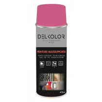 Peinture aérosol multisupport violet rose RAL 4003 400ml Delkolor