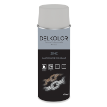 Peinture aérosol spéciale zinc gris 400ml Delkolor