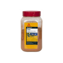 Colorant poudre ocre pour bétons, enduits, mortiers SikaCem Color 400g Sika