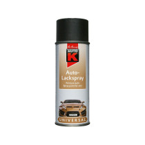 Peinture aérosol multisupports automobile 400ml noir mat Auto-K