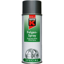 Peinture aérosol spécial jantes automobile 400ml gris Auto-K
