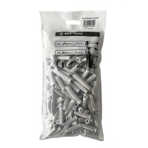 Pack 150 chevilles tous supports Nordtech Ø6 x 35mm + Ø8 x 40mm Red Head