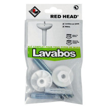 Kit complet de montage tous supports pour lavabo Red Head - 6 pièces