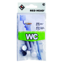 Kit complet de montage tous supports pour WC Red Head - 8 pièces