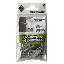 Kit complet de montage tous supports pour goulottes & plinthes Red Head - 24 pièces