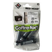 Kit complet de montage tous supports pour coffre-fort Red Head – 8 pièces