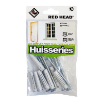 Kit complet de montage tous supports pour huisseries Red Head – 16 pièces