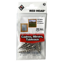 Kit complet de montage plaque de plâtre pour tableaux Red Head - 8 pièces