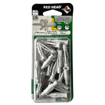 20 chevilles tous supports Treck Ø6 x 35mm Red Head