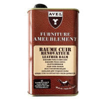 Baume cuir rénovateur liquide marron foncé 500ml Avel