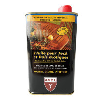 Huile teck et bois exotiques 500ml Avel