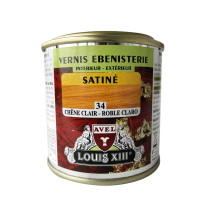 Vernis bois satiné chêne clair 125 ml Louis XIII Avel