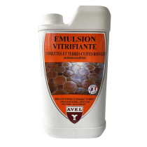 Emulsion vitrifiante tomettes & terres cuites rouges 1L Avel