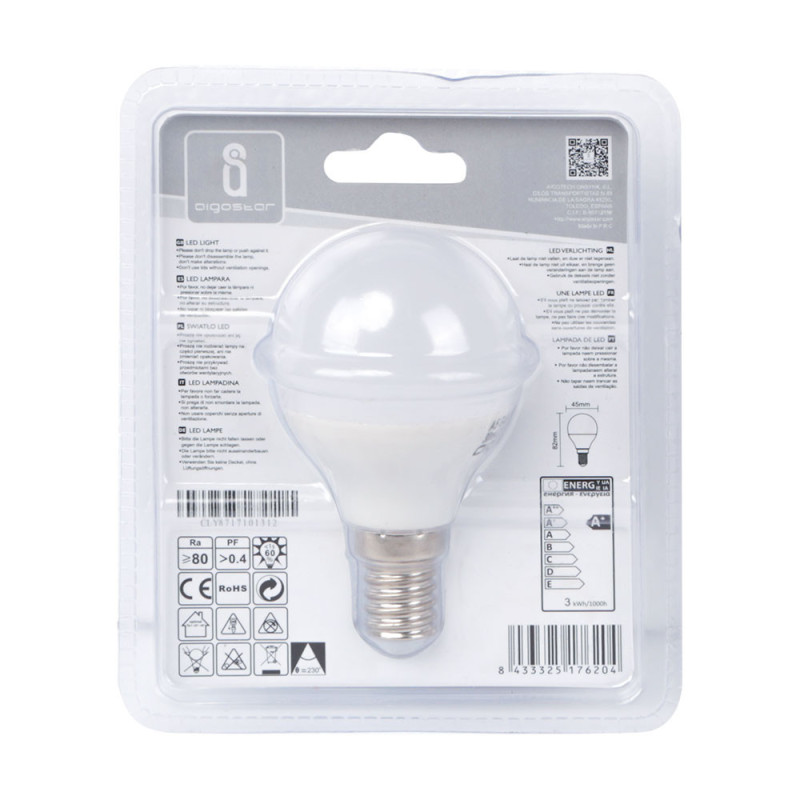 Fulighture Ampoule LED E14,E14 Bougie Led,3W Équivalent Ampoule  Incandescente 30W,Blanc Froide 6000K,300LM,Angle de Diffusion 180°,Non  Dimmable,Lot de 6 : : Luminaires et Éclairage