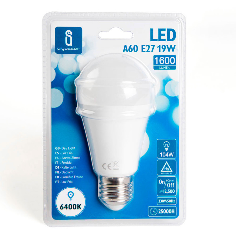 Ampoule LED E27 Sphérique 20W (équivalent 104W) - Blanc chaud